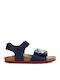 Kinder Sandalen Ghita Anatomisch mit Klettverschluss & Lichtern Marineblau