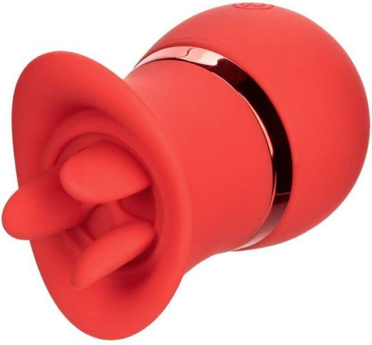 Calexotics French Kiss Αναρροφητής με Δόνηση Suck & Play Interchangeable Set Red