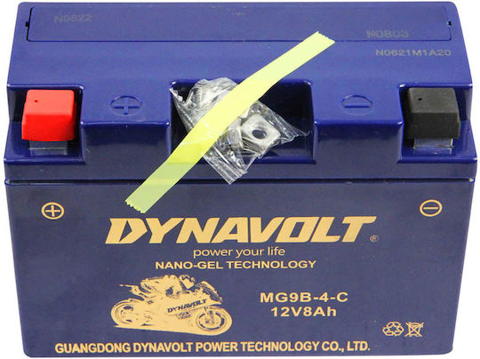Dynavolt Nano Gel GEL Baterie Motocicleta DT9B-4-C cu Capacitatea 8Ah