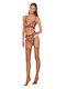 Gisela Lace Underwear Set with Bra & Brazil Burgundy