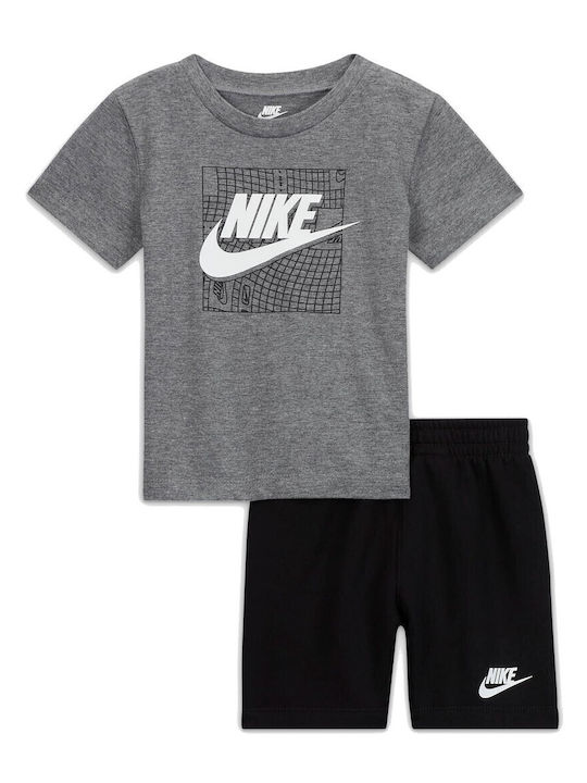 Nike Set pentru copii cu șorturi Vară 2buc Gri ...
