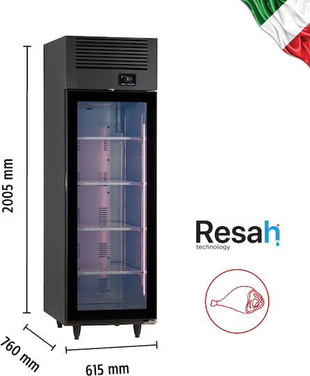 Klimaitalia Ψυγείο Ωρίμανσης Klimeat 600 KLIMEAT 600 BLK Υ205xΠ61.5xΒ76cm