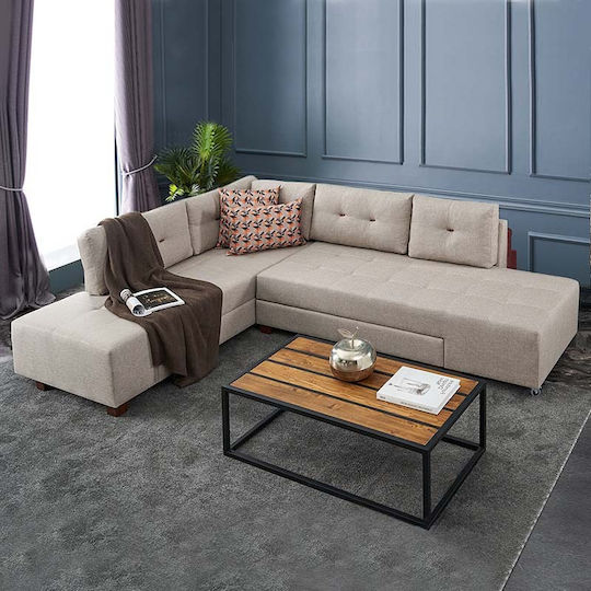 Manama Colțar Canapea Pat 280x206x85 cm Manama Colțar Canapea Pat 280x206x85 cm