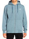 Arch Cardigan with Light Blue Hood