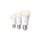 Philips Smart Λάμπες LED 9W για Ντουί E27 και Σχήμα A60 Θερμό Λευκό 806lm Dimmable 3τμχ