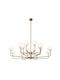 Luma Chandelier 16xG9 Gold 90cm 100-01366-20