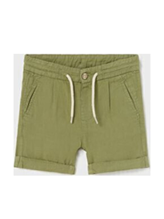 Șort/Salopetă Copii din Material Textil Kaki