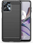Tech-Protect Carbon Back Cover Σιλικόνης Μαύρο (Motorola Moto G13 / G23)