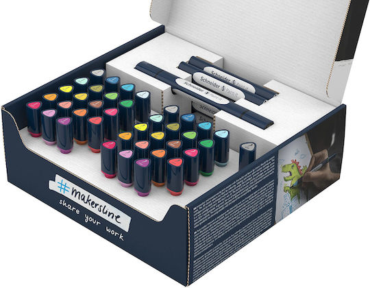 Schneider Paint-It 040 Markere de Proiectare 1mm Multicolor 52buc