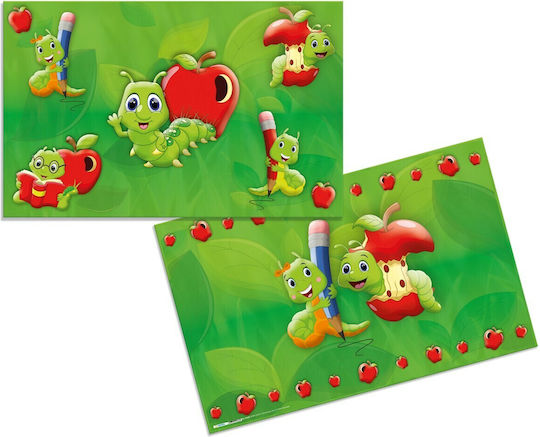 Herma Σουмѐн Единично Пластмаса Fritz The Worm Многоцветен 55x35см