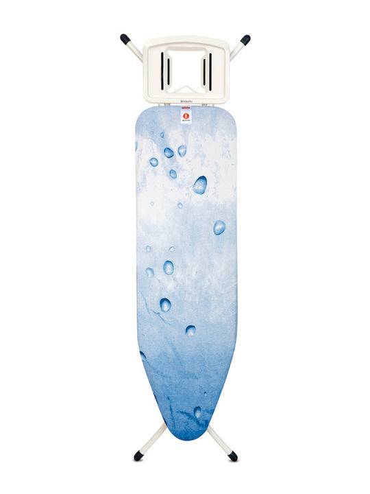 Brabantia Ice Water Σιδερώστρα για Σίδερο Ατμού Σπαστή Μπλε 124x38x96cm