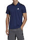 Adidas Performance Train Essentials Ανδρικό T-shirt Polo Navy Μπλε