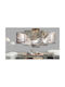 Polihome Sparkling Dandelions Fivefold Painting on Canvas 100x50cm