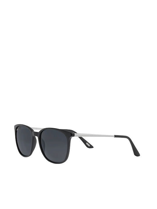 Zippo Sonnenbrillen mit Schwarz Rahmen und Schwarz Linse OB146-01