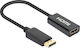 Manhattan Μετατροπέας DisplayPort male σε HDMI female 1τμχ 153713