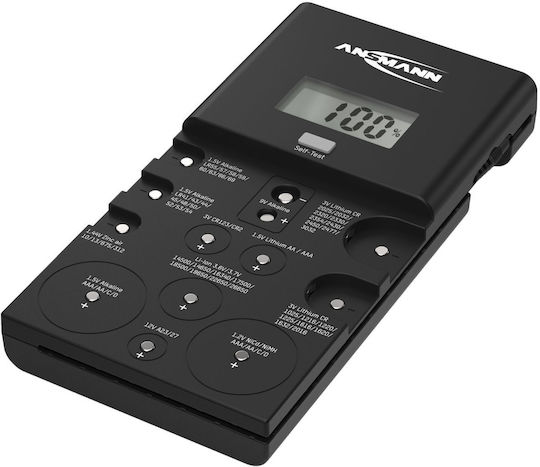 Ansmann 1900-0100 Ψηφιακό Battery Tester με Σταθερή Υποδοχή
