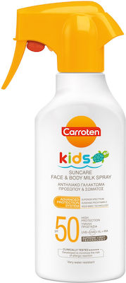 Carroten Wasserdicht Spray Kids für Gesicht & Körper SPF50 270ml