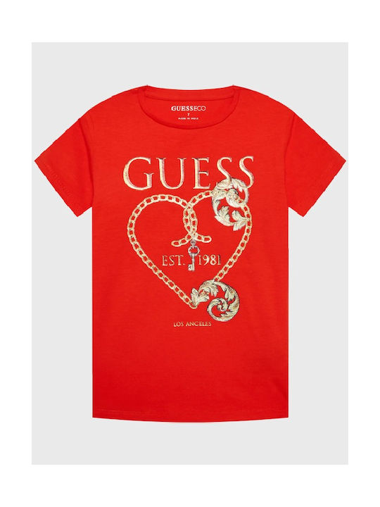 Guess Kids T-shirt Red