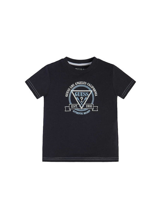 Guess Kids' T-shirt Navy Blue