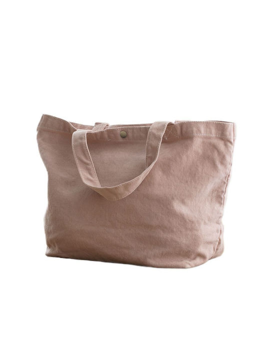 Jassz Υφασμάτινη Τσάντα για Ψώνια σε Ροζ χρώμα