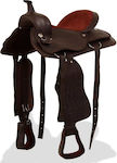 vidaXL Western Horse Accessories Brown 17" 91349