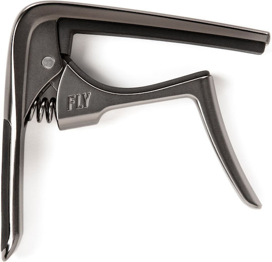 Dunlop Metallic Trigger Capo for Electric and Acoustic Guitar Trigger Fly Silver