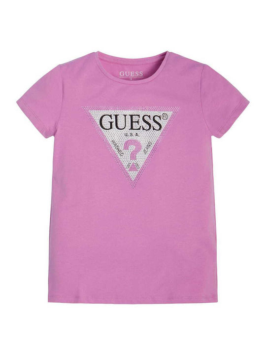 Guess Παιδικό T-shirt Φούξια