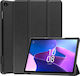Sonique Flip Cover Piele artificială Rezistentă Negru (Lenovo Tab M10 10.1" - Lenovo Tab M10 10,1")
