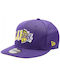 New Era NBA Los Angeles Lakers 9Fifty Jockey mit geradem Schirm Lila