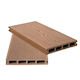 Showood WPC Plank for Garden Flooring Brown 360x15cm