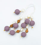 Kymi Christening Charm Purple 50pcs