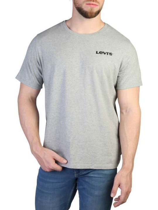 Levi's Ανδρικό T-shirt Γκρι με Λογότυπο