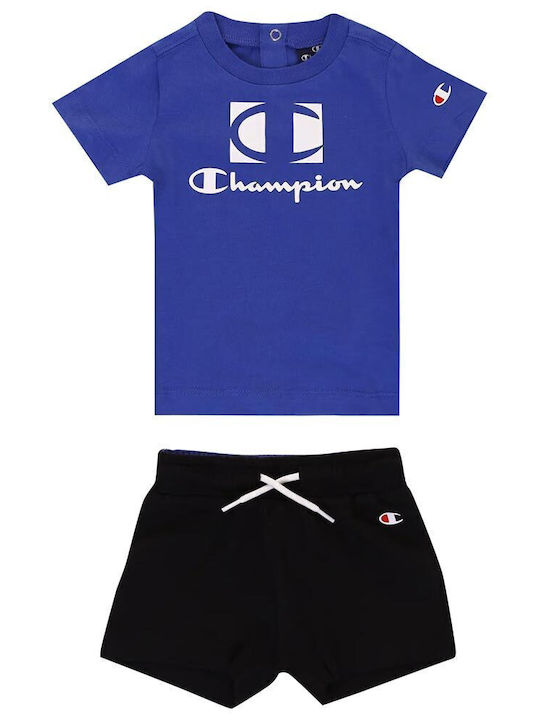Champion Комплект Лято 2бр Син