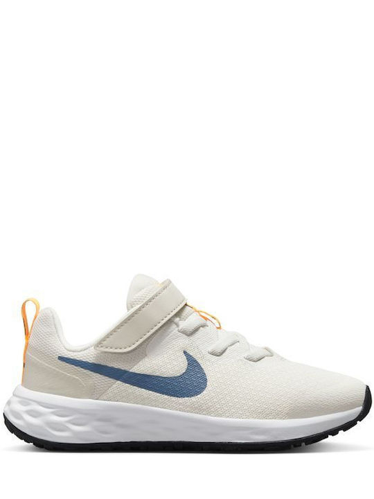 Nike Αθλητικά Παιδικά Παπούτσια Running Revolution 6 Λευκά
