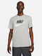 Nike Sportswear Αθλητικό Ανδρικό T-shirt Γκρι με Λογότυπο