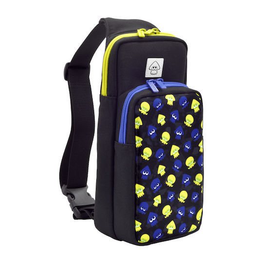 Hori Adventure Pack (Splatoon 3) Текстил Калъф за носене за конзола Превключвател / Превключвател Lite / Превключвател OLED Черен