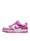 Dunk Dunk low Active Kids Sneakers White / Active Fuchsia