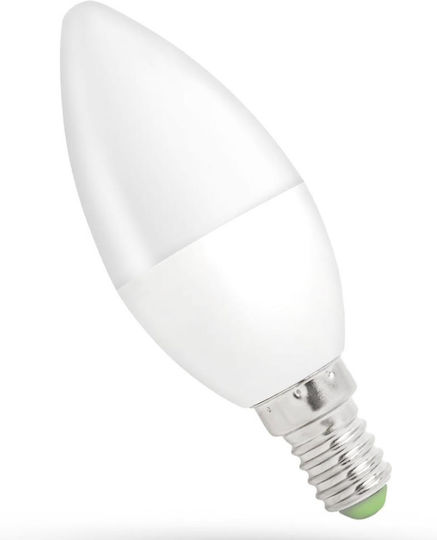 Spectrum LED крушка 6W за фасунга E14 и форма C35 Хладно бяло 560лм