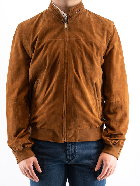 Lederjacke Jacke Tabac Braun