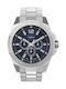 Timex Herrenuhr 38mm Batterie mit Silber Metallarmband