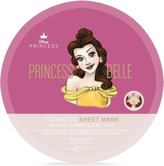 Mad Beauty Princess Belle Stoffmaske