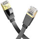 Hoco Flat U/UTP Cat.6 (Gigabit) Network Cable Ethernet 1m Black