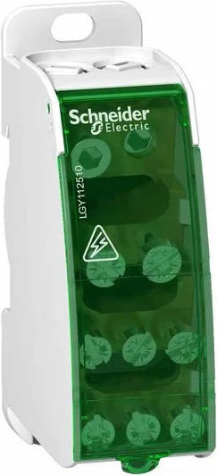 Schneider Electric Μπλοκ Διανομής 1P 125A LGY112510