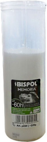 Bispol Plastic Memorial Tribute Candle 2 Days Burning Time