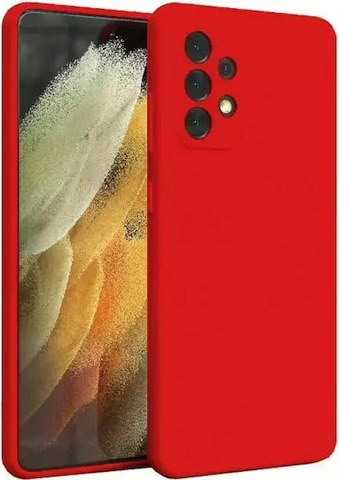 Matt Umschlag Rückseite Silikon 1.2mm Rot (Galaxy A23 4G / Galaxy A23 5G Galaxy A23 4G / Galaxy A23 5G)