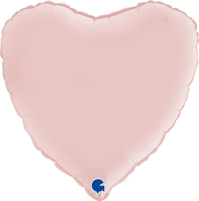 Balloon Foil Valentine's Day Heart Pink 45cm