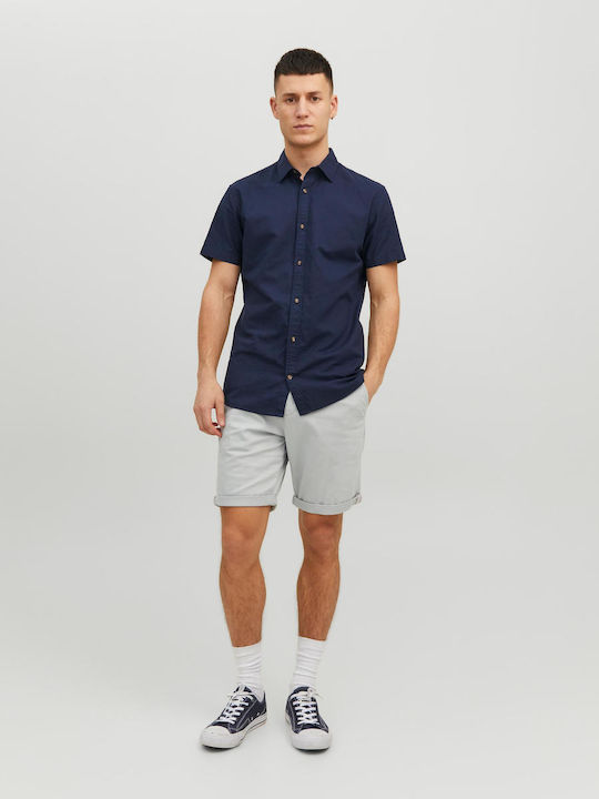 Jack & Jones Bermudă de Bărbați Chino Grey / High-Rise