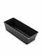 Zenker Φόρμα Παραλληλόγραμμη Αντικολλητική Black Metallic 25cm