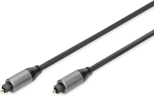 Digitus Optical Audio Cable TOS male - TOS male Μαύρο 3m (DB-510510-030-S)