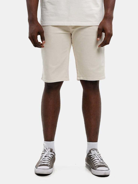 Emerson Ανδρική Βερμούδα Τζιν Off White